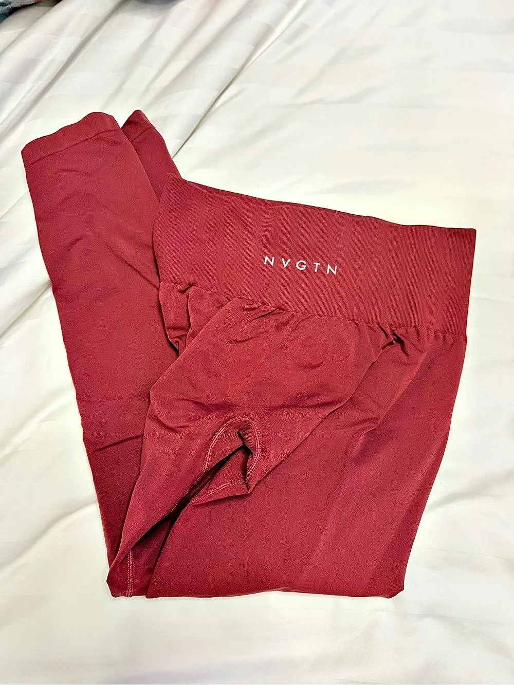 NVGTN Contour Seamless Leggings Red Medium